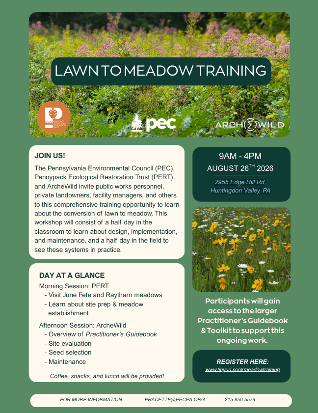 Lawn to Meadow Training
